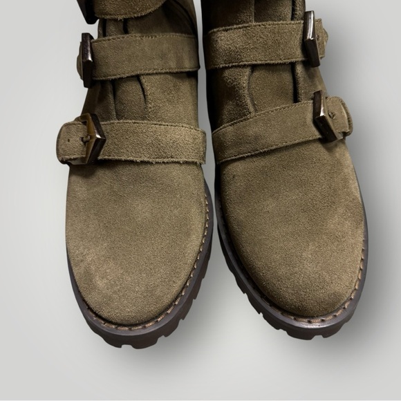 BLONDO Verity Waterproof Boot Suede Olive Green Size 8.5 M B7307 DD332 - Picture 3 of 13